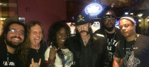 Charles and the Sonia Harley band with Motorhead's Lemmy